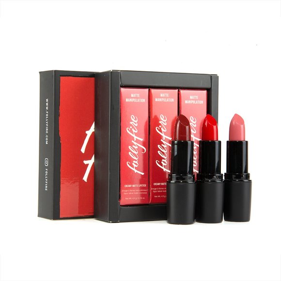 Folly Fire Expensive Habits Lipstick Trio - Picture 1 of 2